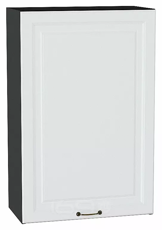 Шкаф верхний с 1-ой дверцей Ницца Белый/Graphite 920*600*318