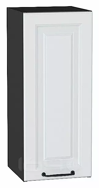 Шкаф верхний с 1-ой дверцей Ницца Blanco/Graphite 716*300*318
