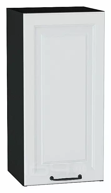Шкаф верхний с 1-ой дверцей Ницца Blanco/Graphite 716*350*318