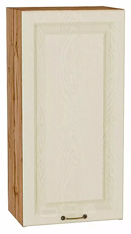 Шкаф верхний с 1-ой дверцей Ницца Дуб крем/Дуб Вотан 920*450*318