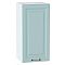 Шкаф верхний с 1-ой дверцей Ницца Голубой/Белый 716*350*318