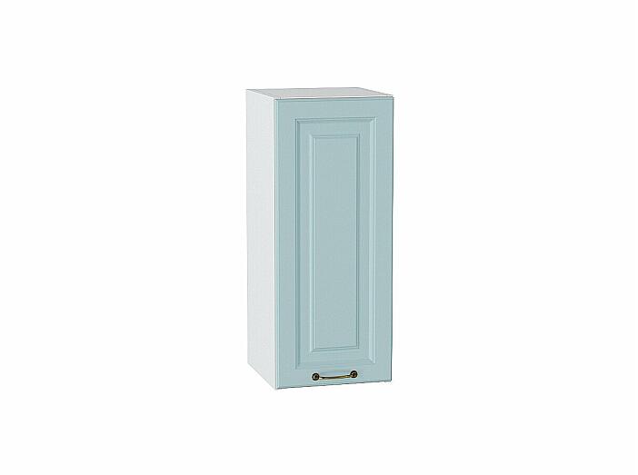 Шкаф верхний с 1-ой дверцей Ницца Голубой Белый 716*300*318