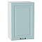 Шкаф верхний с 1-ой дверцей Ницца Голубой/Белый 716*450*318