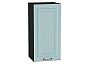 Шкаф верхний с 1-ой дверцей Ницца Голубой/Graphite 716*350*318