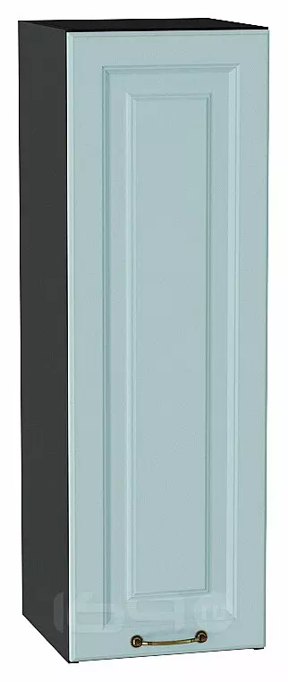 Шкаф верхний с 1-ой дверцей Ницца Голубой/Graphite 920*300*318
