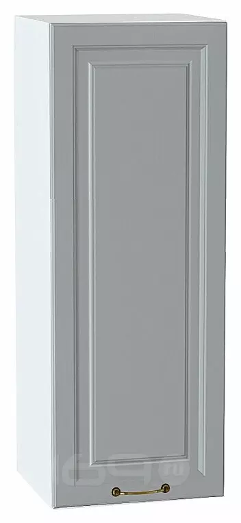 Шкаф верхний с 1-ой дверцей Ницца Графит/Белый 920*350*318