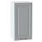 Шкаф верхний с 1-ой дверцей Ницца Графит/Белый 716*350*318