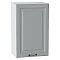 Шкаф верхний с 1-ой дверцей Ницца Графит/Белый 716*450*318