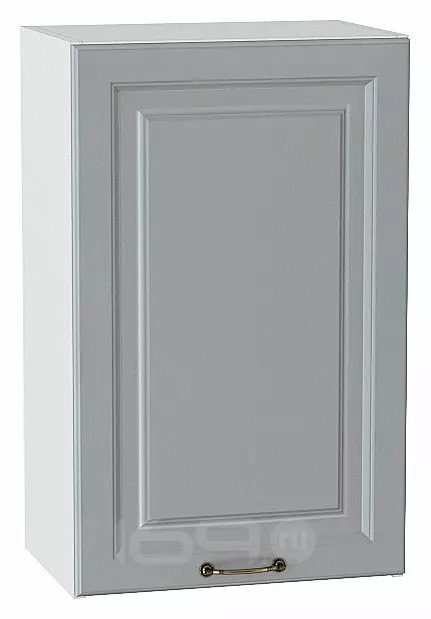 Шкаф верхний с 1-ой дверцей Ницца Графит/Белый 716*450*318