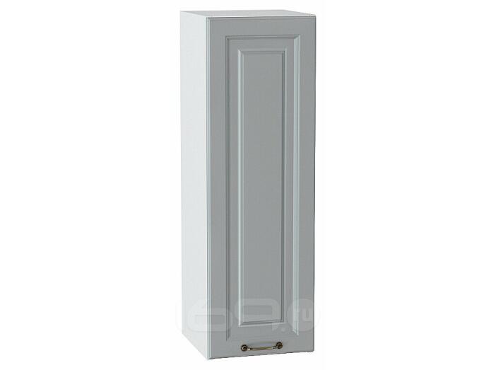 Шкаф верхний с 1-ой дверцей Ницца Графит/Белый 920*300*318
