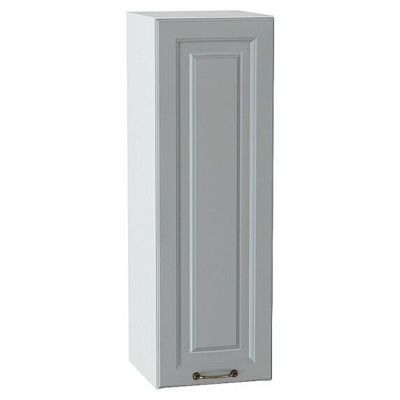 Шкаф верхний с 1-ой дверцей Ницца Графит/Белый 920*300*318