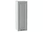 Шкаф верхний с 1-ой дверцей Ницца Графит/Белый 920*300*318