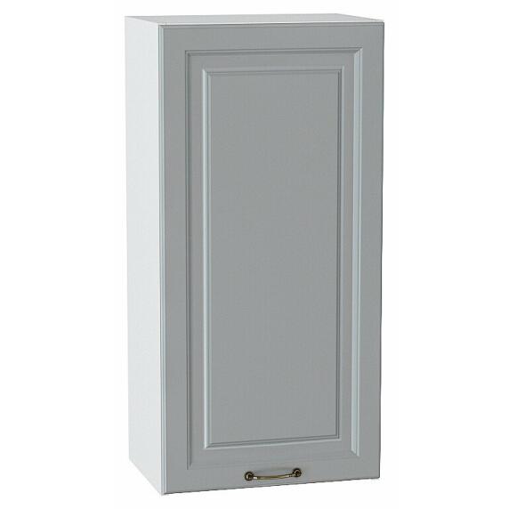 Шкаф верхний с 1-ой дверцей Ницца Графит/Белый 920*450*318