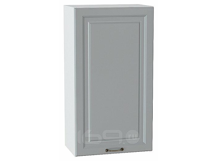 Шкаф верхний с 1-ой дверцей Ницца Графит/Белый 920*500*318