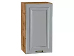 Шкаф верхний с 1-ой дверцей Ницца Графит/Дуб Вотан 716*400*318
