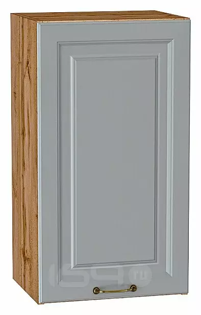 Шкаф верхний с 1-ой дверцей Ницца Графит/Дуб Вотан 716*400*318