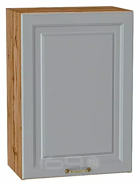 Шкаф верхний с 1-ой дверцей Ницца Графит/Дуб Вотан 716*500*318