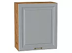 Шкаф верхний с 1-ой дверцей Ницца Графит/Дуб Вотан 716*600*318