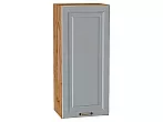 Шкаф верхний с 1-ой дверцей Ницца Графит/Дуб Вотан 920*400*318