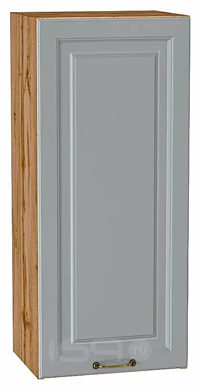 Шкаф верхний с 1-ой дверцей Ницца Графит/Дуб Вотан 920*400*318