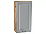 Шкаф верхний с 1-ой дверцей Ницца Графит/Дуб Вотан 920*450*318