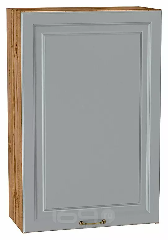 Шкаф верхний с 1-ой дверцей Ницца Графит/Дуб Вотан 920*600*318