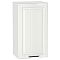 Шкаф верхний с 1-ой дверцей Прага В 409 Белое дерево-Белый
