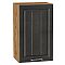 Шкаф верхний с 1-ой дверцей Прага Венге премиум Дуб Вотан 716*450*318