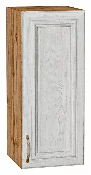 Шкаф верхний с 1-ой дверцей Шале White Dreamline Дуб Вотан 716*300*320