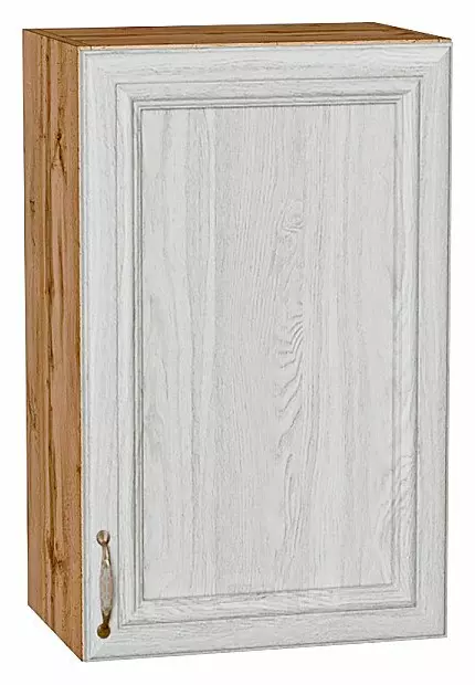 Шкаф верхний с 1-ой дверцей Шале White Dreamline Дуб Вотан 716*450*320