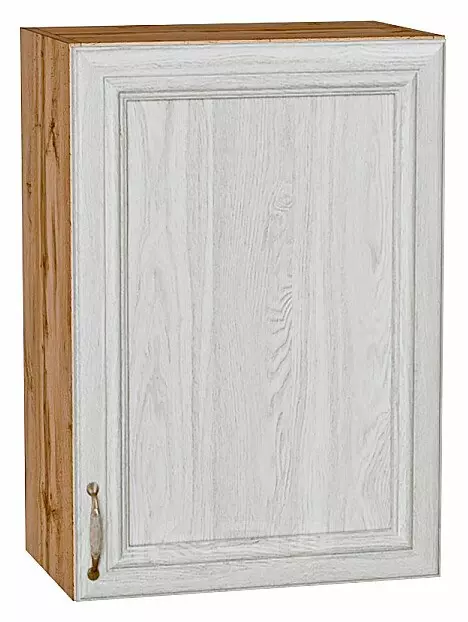 Шкаф верхний с 1-ой дверцей Шале White Dreamline Дуб Вотан 716*500*320