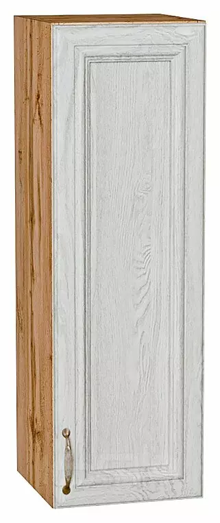 Шкаф верхний с 1-ой дверцей Шале White Dreamline Дуб Вотан 920*300*320