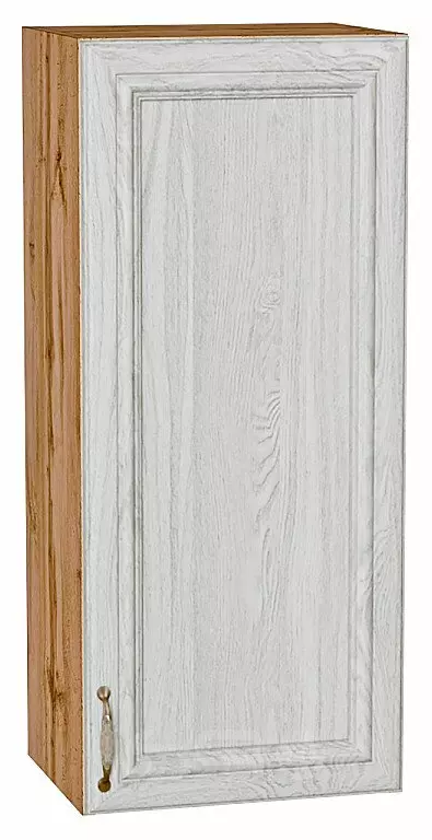 Шкаф верхний с 1-ой дверцей Шале White Dreamline Дуб Вотан 920*400*320
