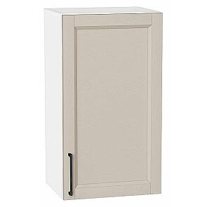 Шкаф верхний с 1-ой дверцей Сканди Cream Silkwood/Белый 716*400*320