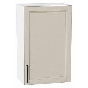 Шкаф верхний с 1-ой дверцей Сканди Cream Silkwood/Белый 716*450*320