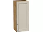 Шкаф верхний с 1-ой дверцей Сканди Cream Silkwood/Дуб Вотан 716*300*320