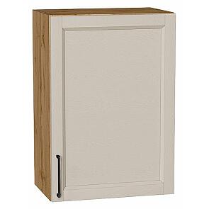 Шкаф верхний с 1-ой дверцей Сканди Cream Silkwood/Дуб Вотан 716*500*320