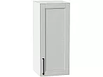 Шкаф верхний с 1-ой дверцей Сканди Grey Silkwood/Белый 716*300*320