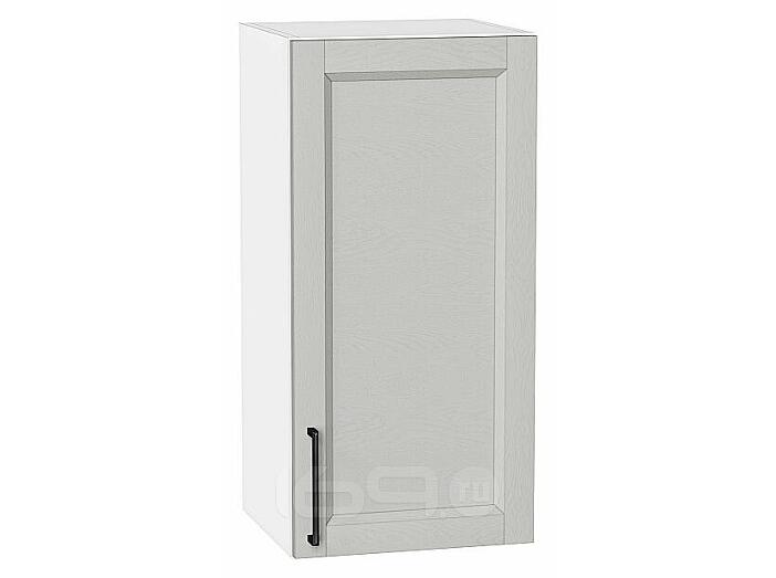 Шкаф верхний с 1-ой дверцей Сканди Grey Silkwood/Белый 716*350*320