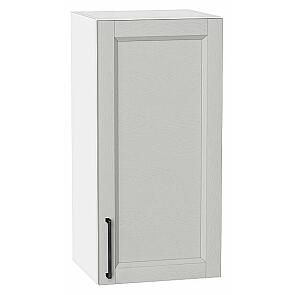 Шкаф верхний с 1-ой дверцей Сканди Grey Silkwood/Белый 716*350*320