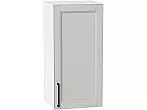 Шкаф верхний с 1-ой дверцей Сканди Grey Silkwood/Белый 716*350*320