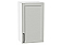 Шкаф верхний с 1-ой дверцей Сканди Grey Silkwood/Белый 716*400*320