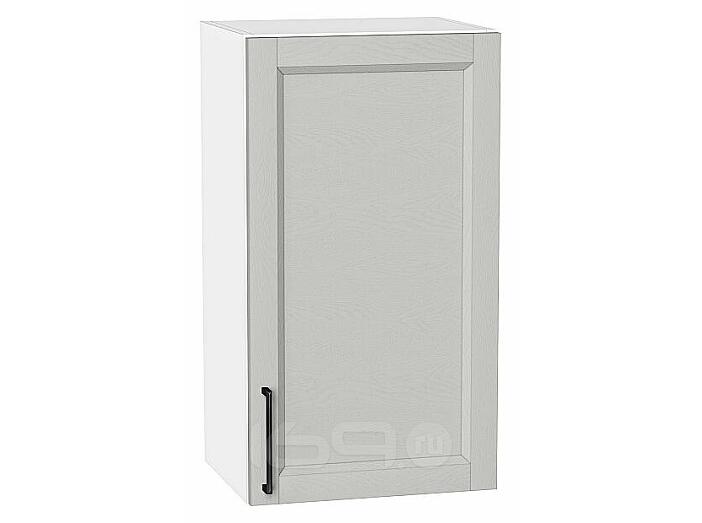 Шкаф верхний с 1-ой дверцей Сканди Grey Silkwood/Белый 716*400*320