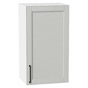 Шкаф верхний с 1-ой дверцей Сканди Grey Silkwood/Белый 716*400*320