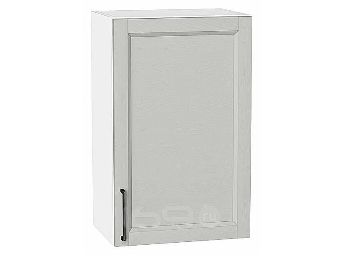 Шкаф верхний с 1-ой дверцей Сканди Grey Silkwood/Белый 716*450*320