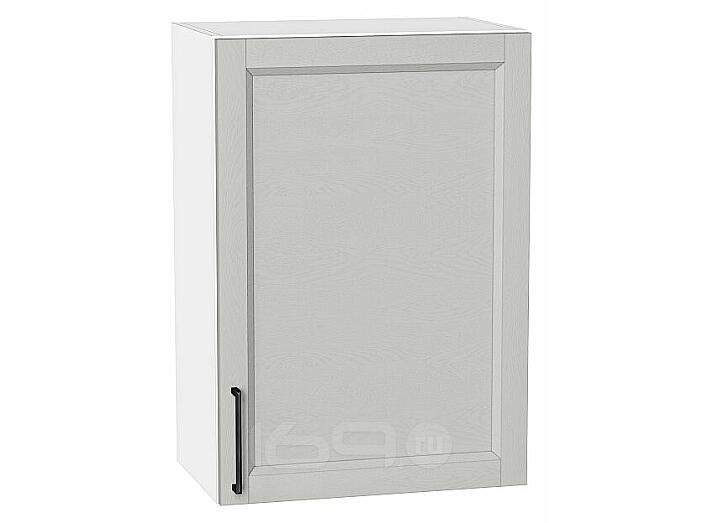 Шкаф верхний с 1-ой дверцей Сканди Grey Silkwood/Белый 716*500*320