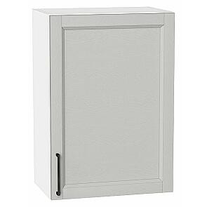 Шкаф верхний с 1-ой дверцей Сканди Grey Silkwood/Белый 716*500*320