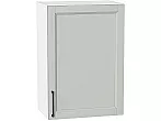 Шкаф верхний с 1-ой дверцей Сканди Grey Silkwood/Белый 716*500*320