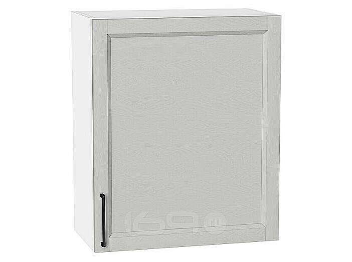 Шкаф верхний с 1-ой дверцей Сканди Grey Silkwood/Белый 716*600*320