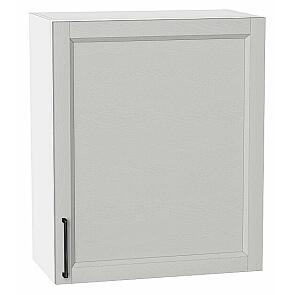 Шкаф верхний с 1-ой дверцей Сканди Grey Silkwood/Белый 716*600*320